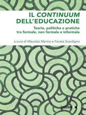 cover image of Il continuum dell'educazione
